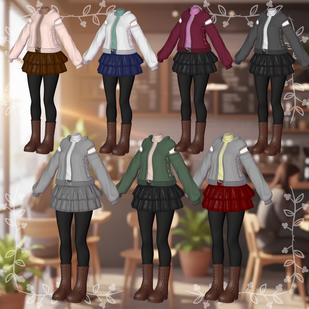 セール中【20アバター対応】Urban Frill Set