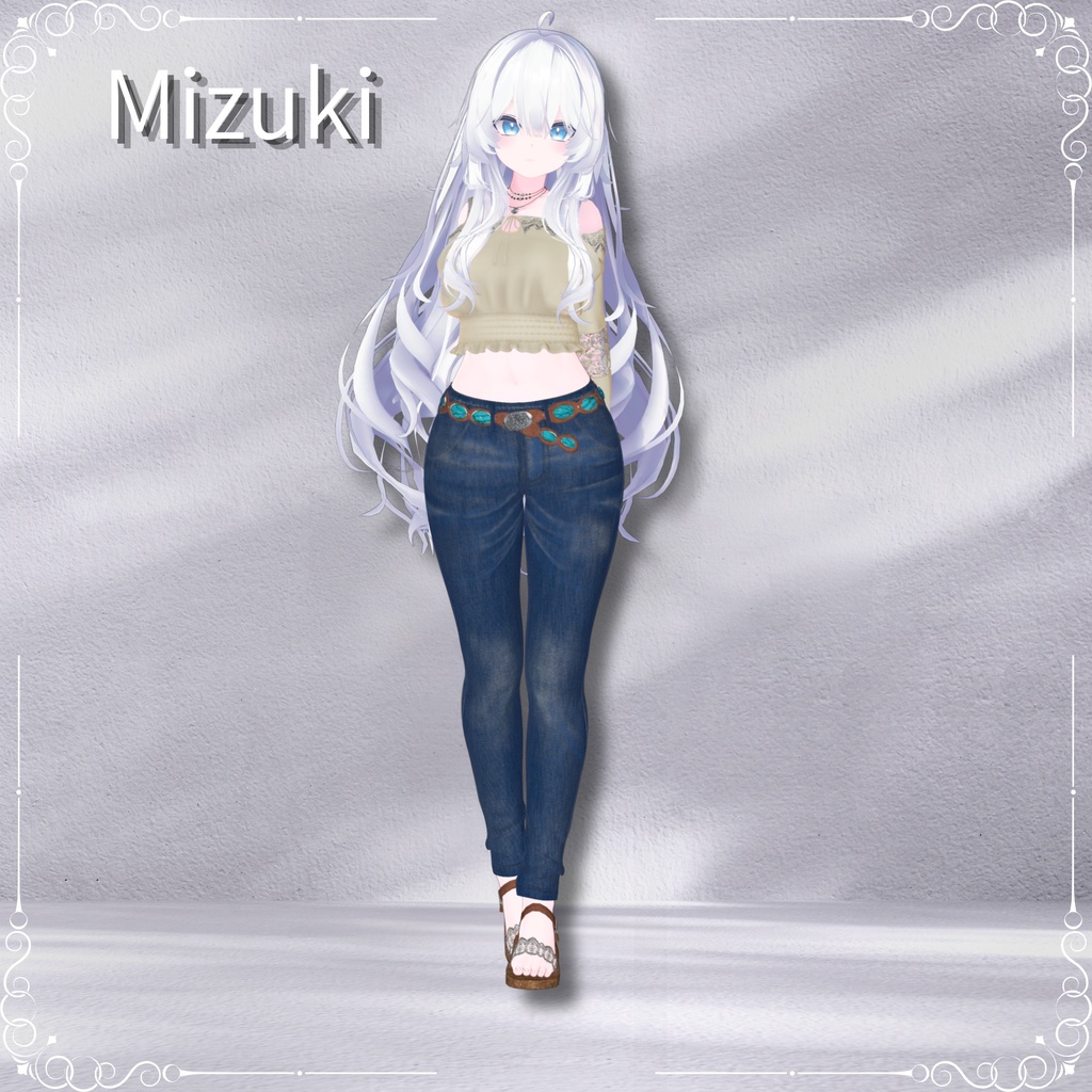 セール中【20アバター対応】Bohemian Denim Set