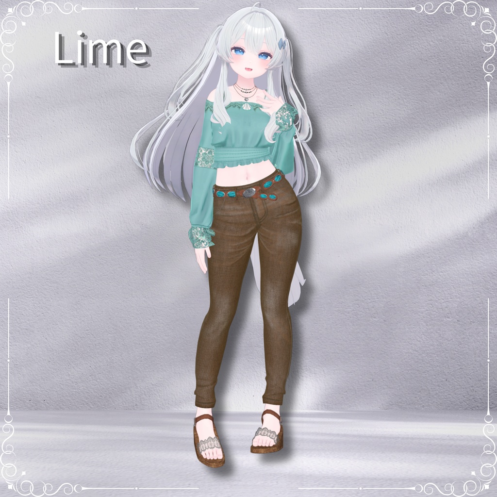 セール中【20アバター対応】Bohemian Denim Set