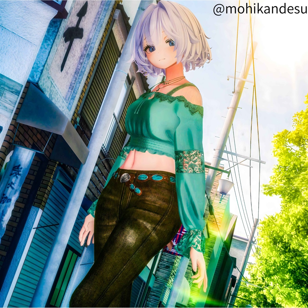 セール中【20アバター対応】Bohemian Denim Set