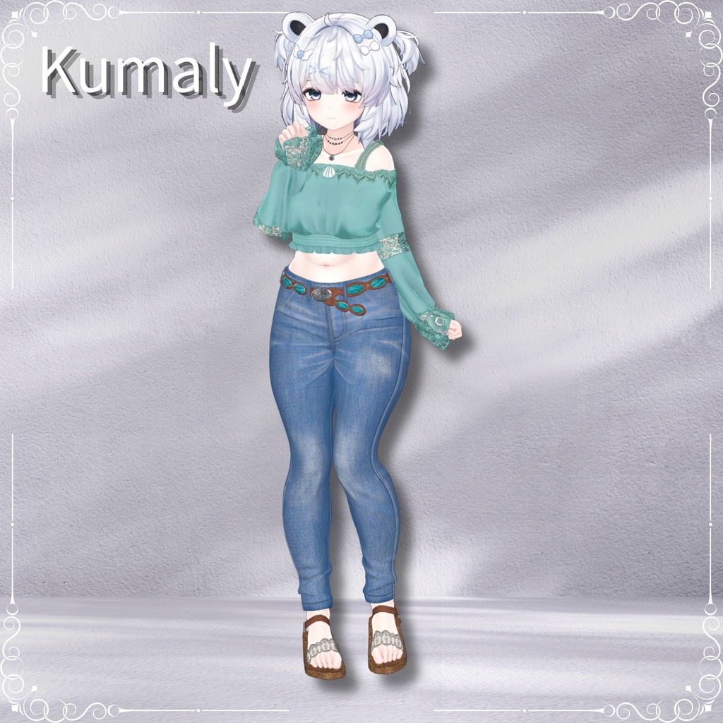 セール中【20アバター対応】Bohemian Denim Set