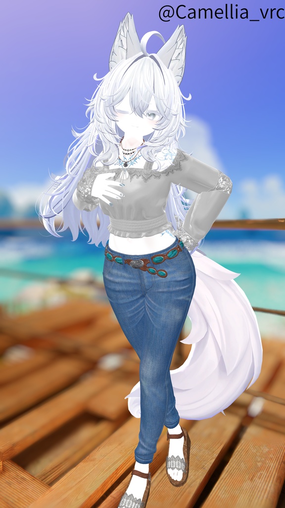 セール中【20アバター対応】Bohemian Denim Set