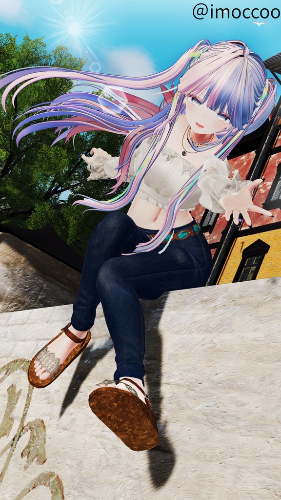 セール中【20アバター対応】Bohemian Denim Set