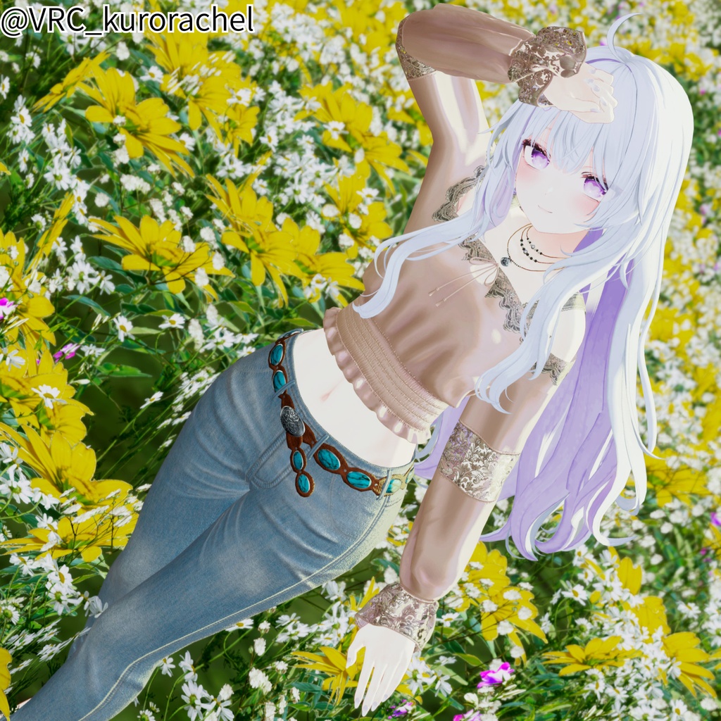 セール中【20アバター対応】Bohemian Denim Set