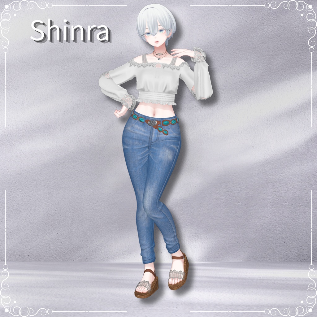 セール中【20アバター対応】Bohemian Denim Set