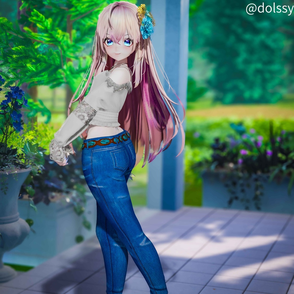 セール中【20アバター対応】Bohemian Denim Set