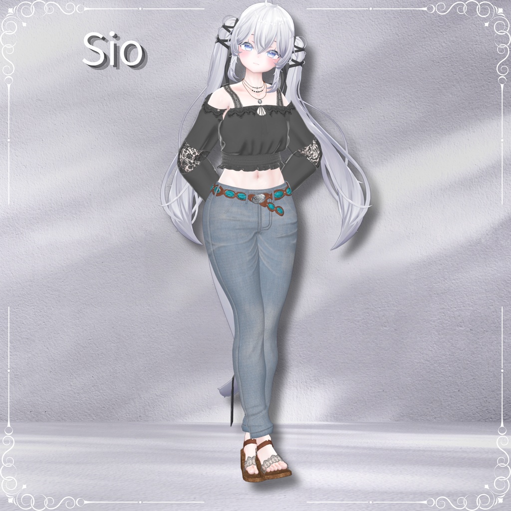 セール中【20アバター対応】Bohemian Denim Set