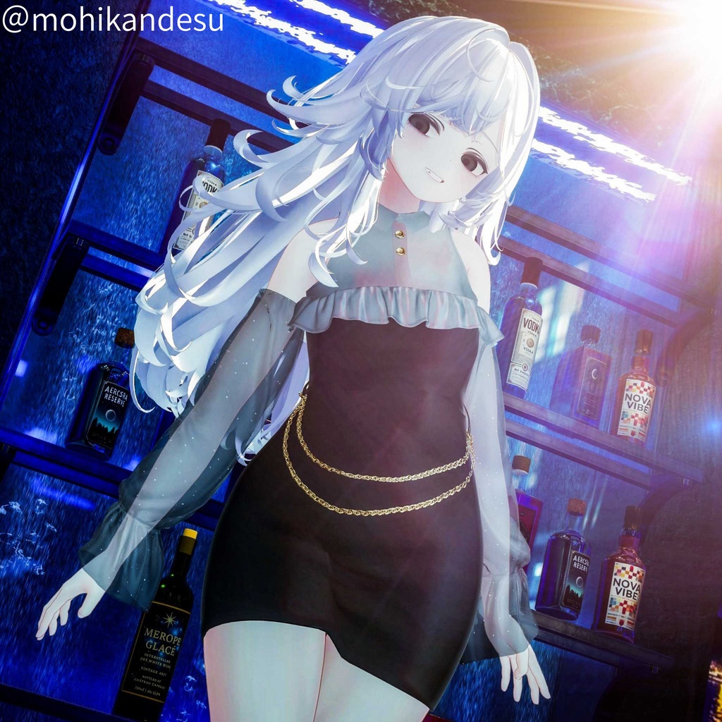 【25アバター対応】Cheer Chain Dress