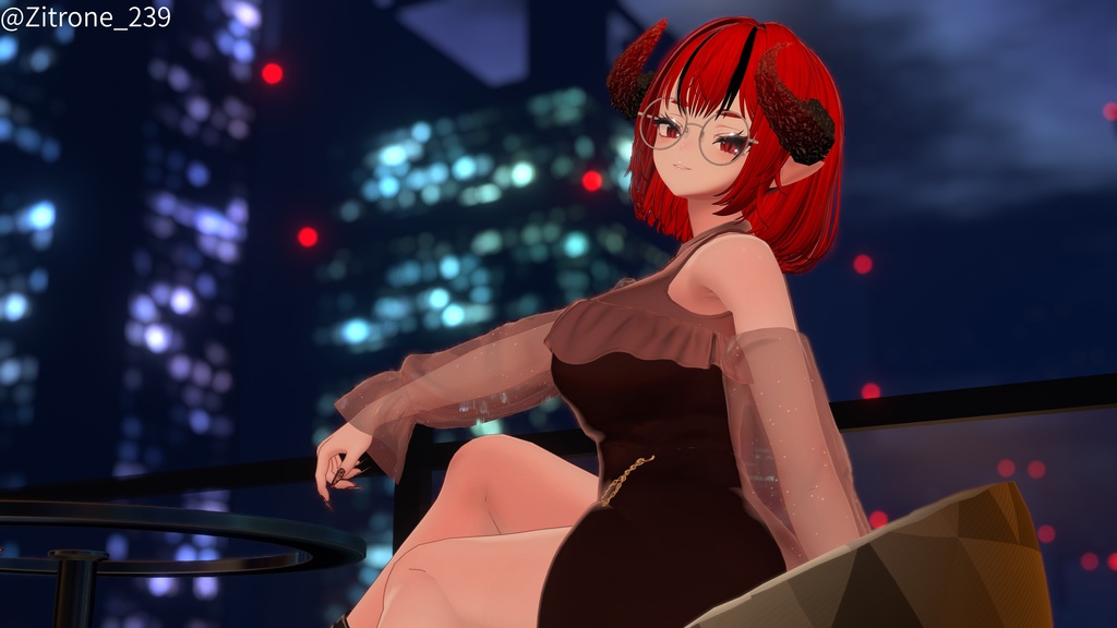 【25アバター対応】Cheer Chain Dress