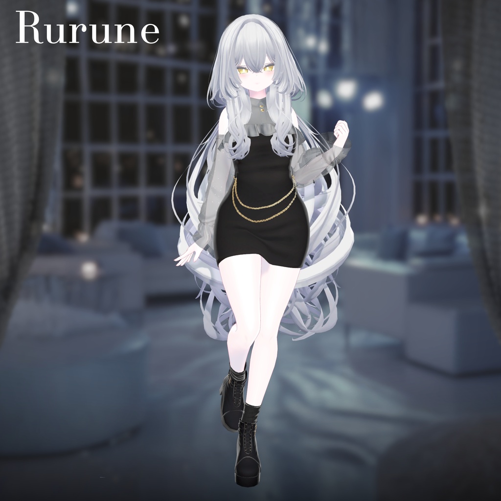 【25アバター対応】Cheer Chain Dress