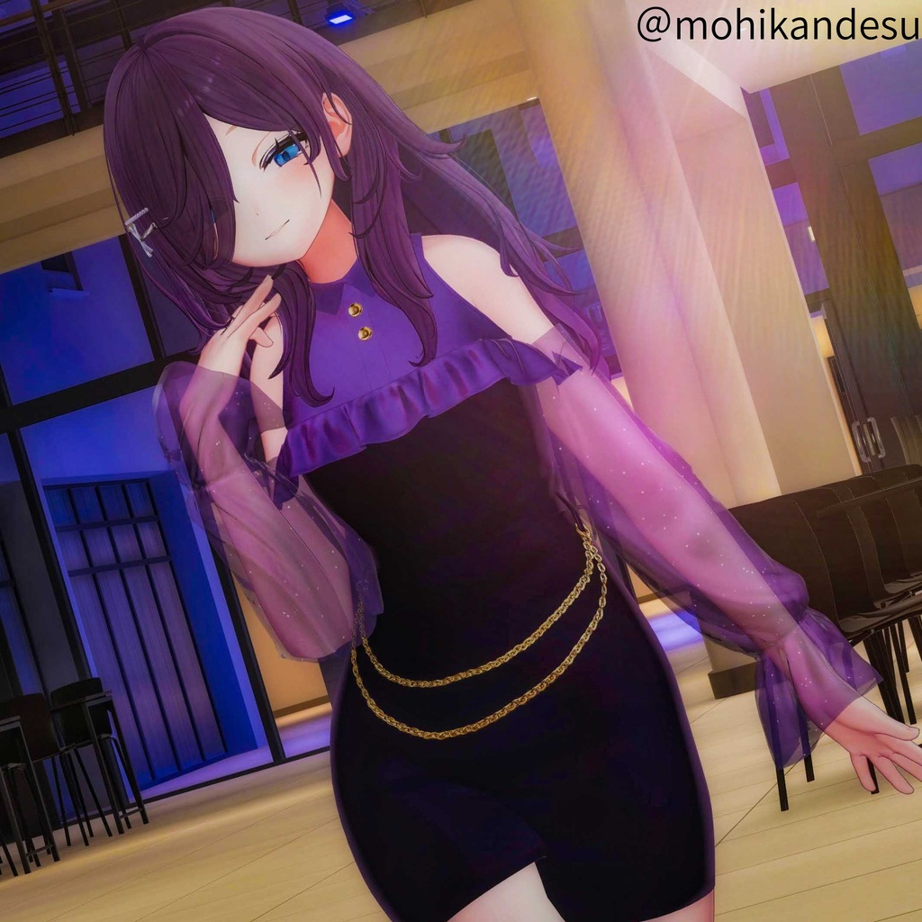 【25アバター対応】Cheer Chain Dress