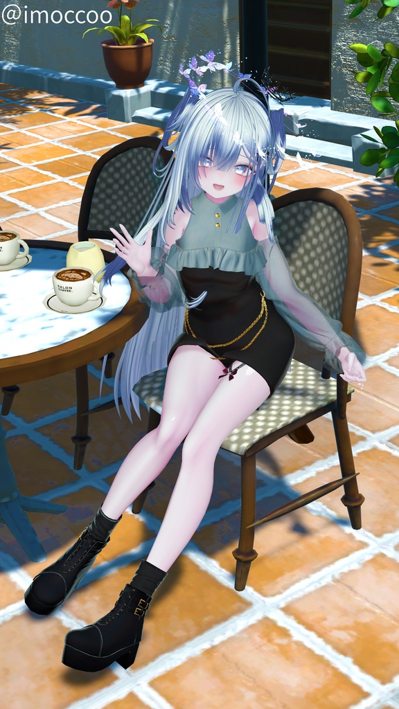 【25アバター対応】Cheer Chain Dress
