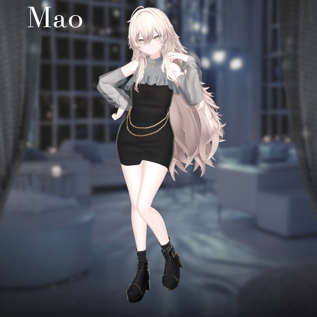 【25アバター対応】Cheer Chain Dress
