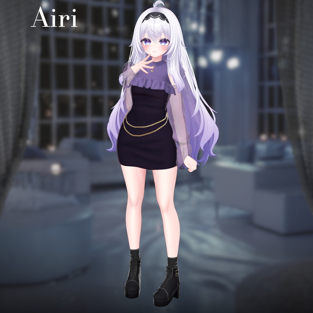【25アバター対応】Cheer Chain Dress