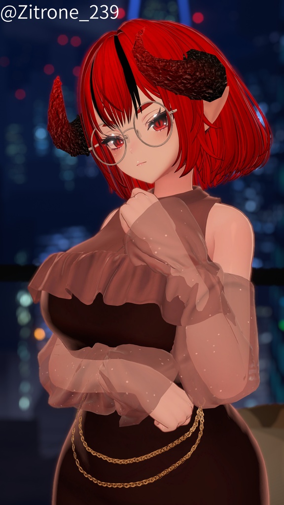 【25アバター対応】Cheer Chain Dress