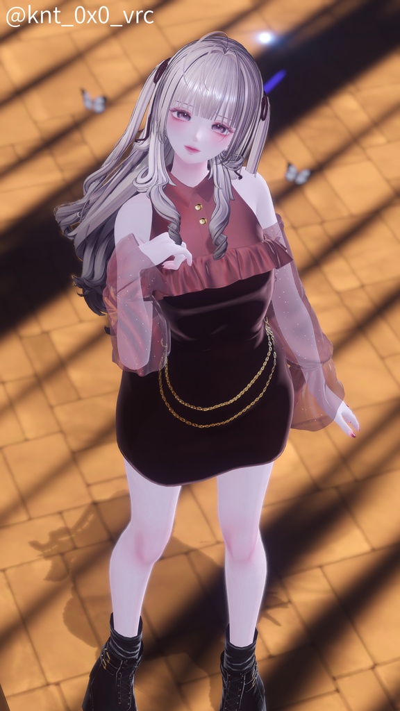 【25アバター対応】Cheer Chain Dress