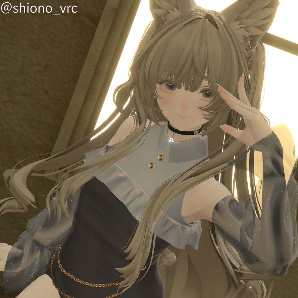 【25アバター対応】Cheer Chain Dress
