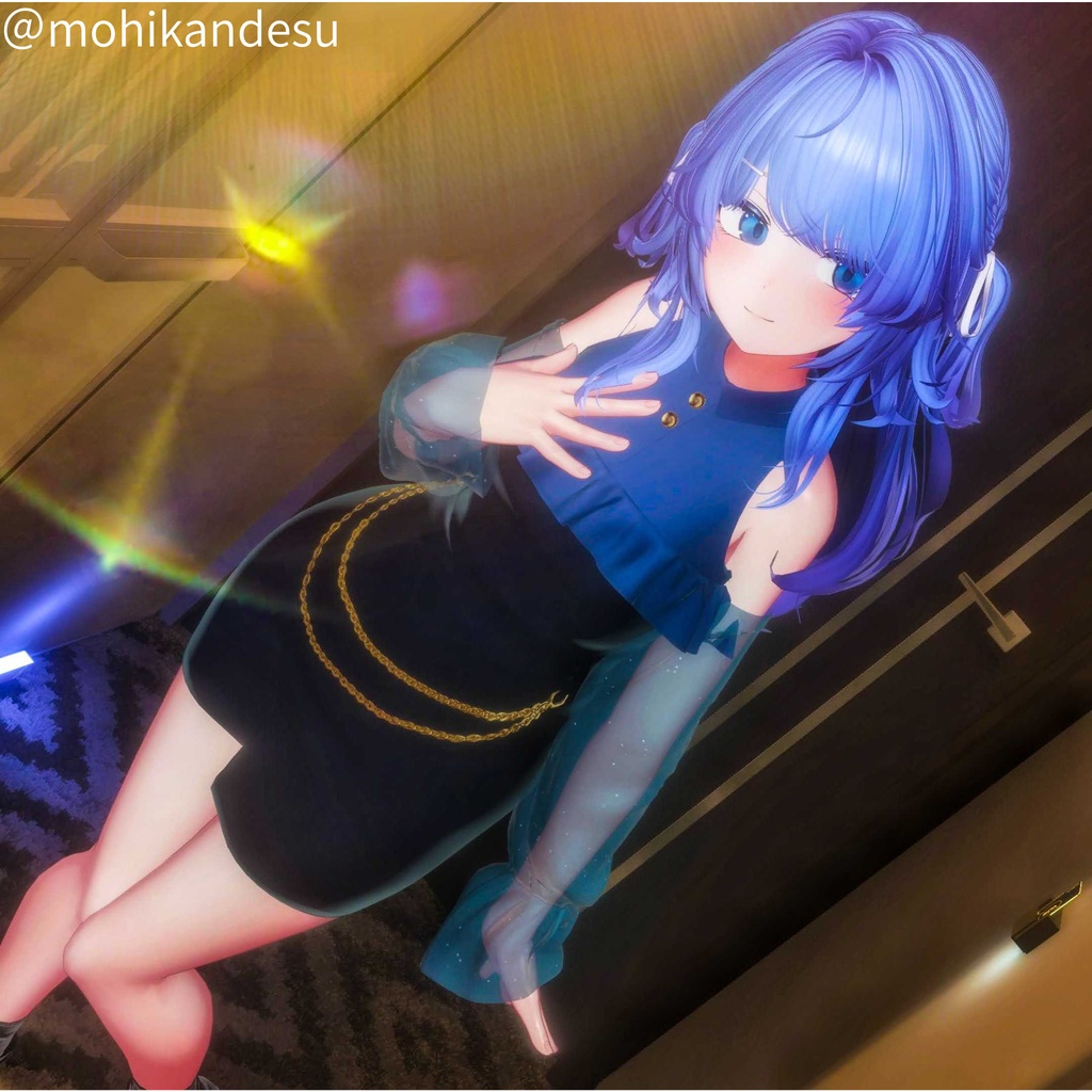 【25アバター対応】Cheer Chain Dress