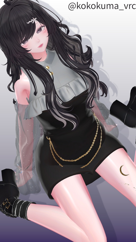 【25アバター対応】Cheer Chain Dress