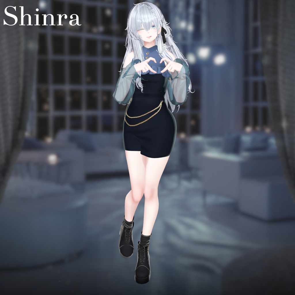 【25アバター対応】Cheer Chain Dress