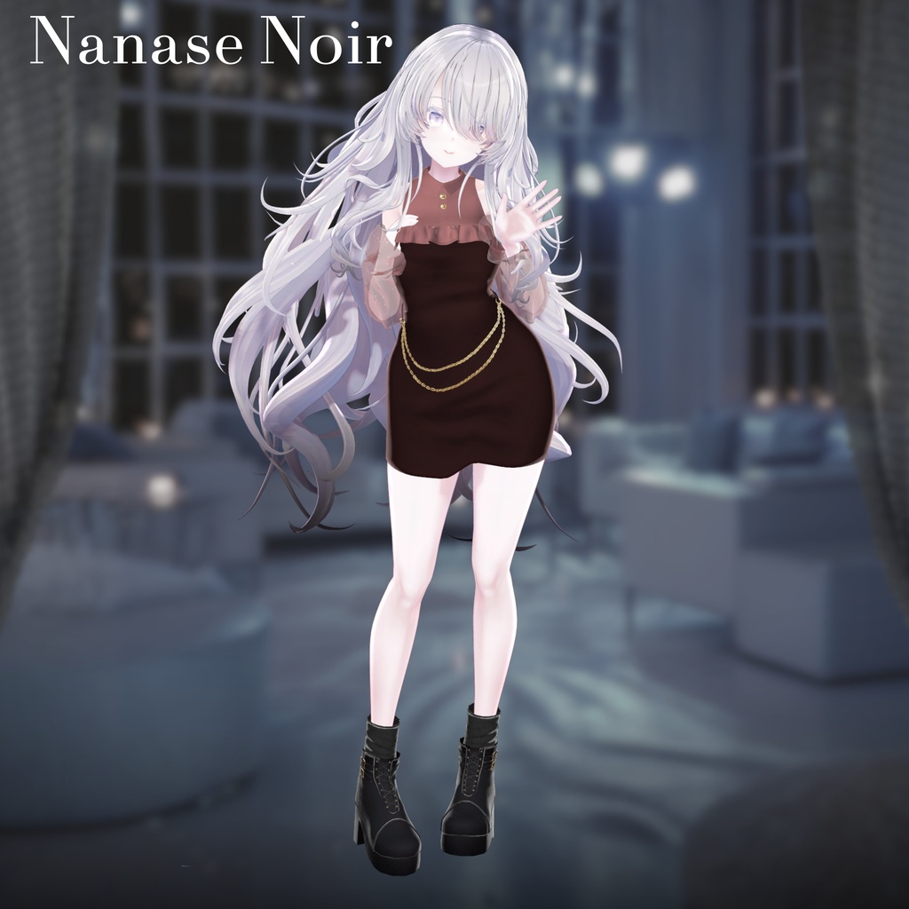 【25アバター対応】Cheer Chain Dress