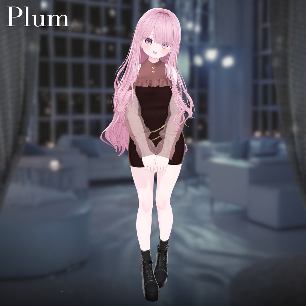 【25アバター対応】Cheer Chain Dress