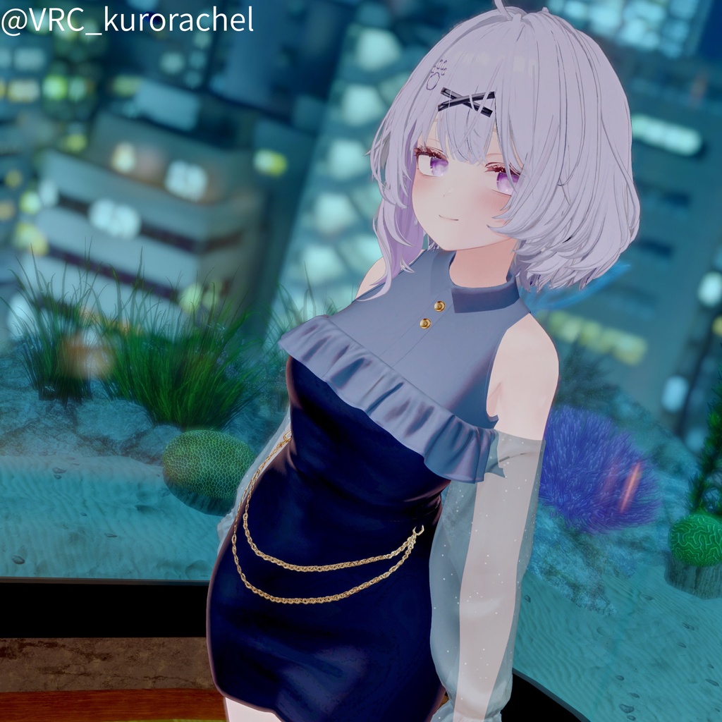 【25アバター対応】Cheer Chain Dress