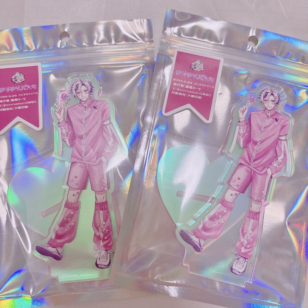 【非公式】デコラ風不破湊ピンクオーロラアクスタ