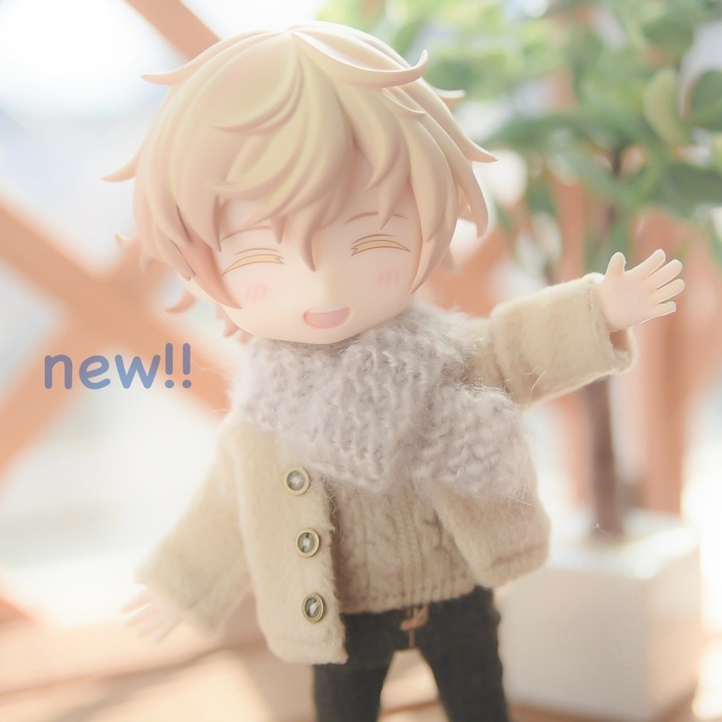 【3色】ふわふわ毛糸の楽巻きスリムマフラー【オビツ11】【再入荷】