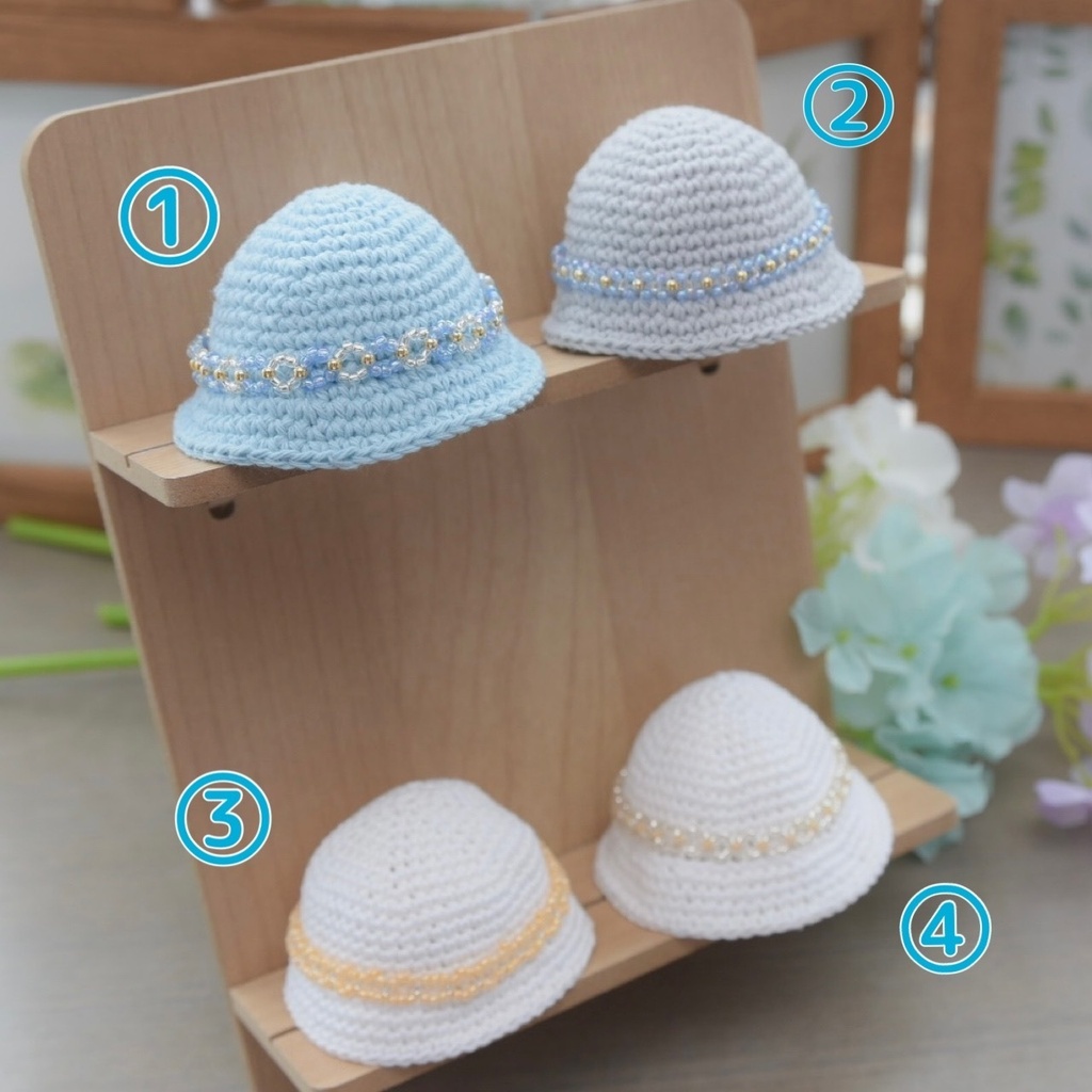 【オビツ11、ねんどろいど】バケハ、麦わら帽子(5インチ)