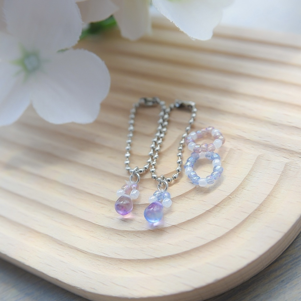 【オビツ11】ドロップネックレスとブレスレットset