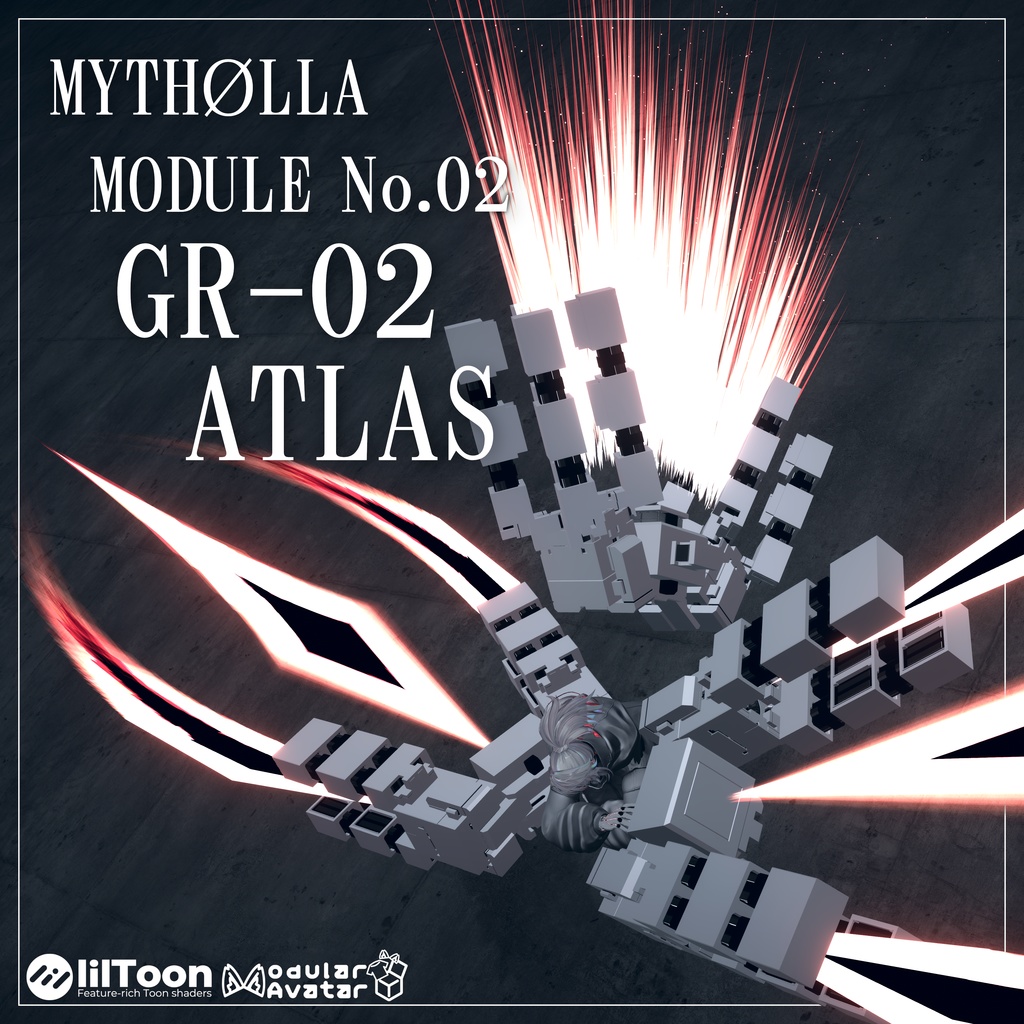 【VRChat向け武器】MYTHØLLA_No.2: GR-02 ATLAS