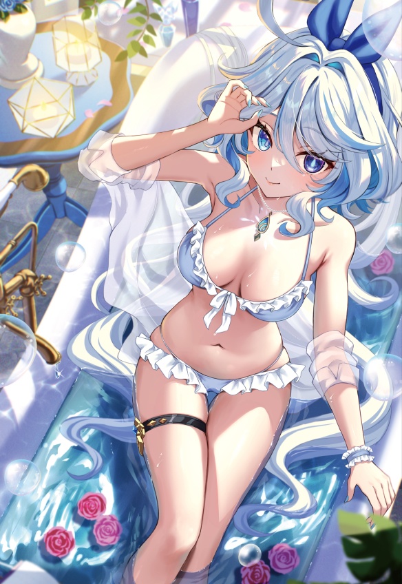 【C107】原神（非公式）水着フリーナ　アクリルブロック