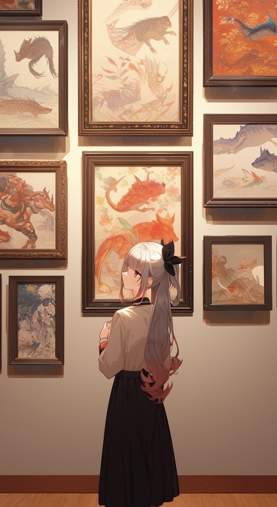 アートギャラリーの壁紙