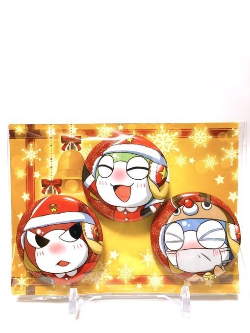 クリスマス缶バッジ3点セット