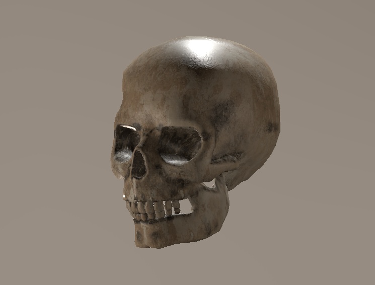 スカル3Dモデル