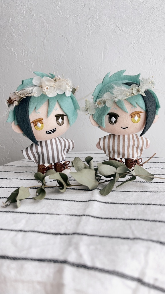 ふわふわ花かんむり