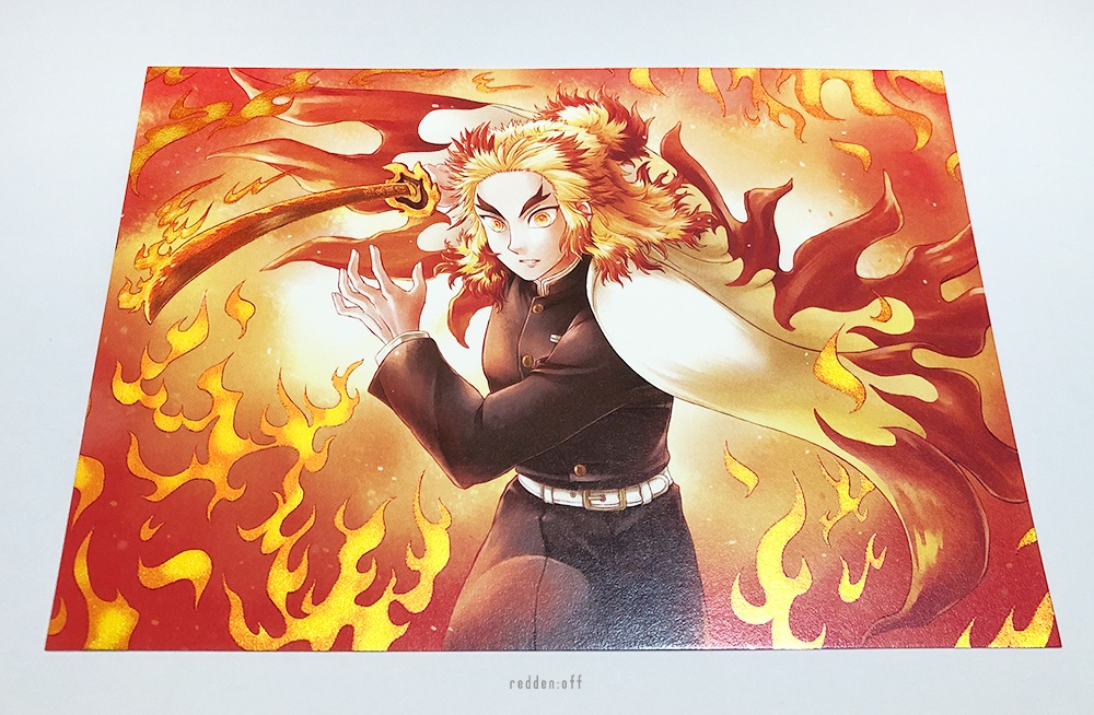 煉獄 金箔風 ポストカード A/B