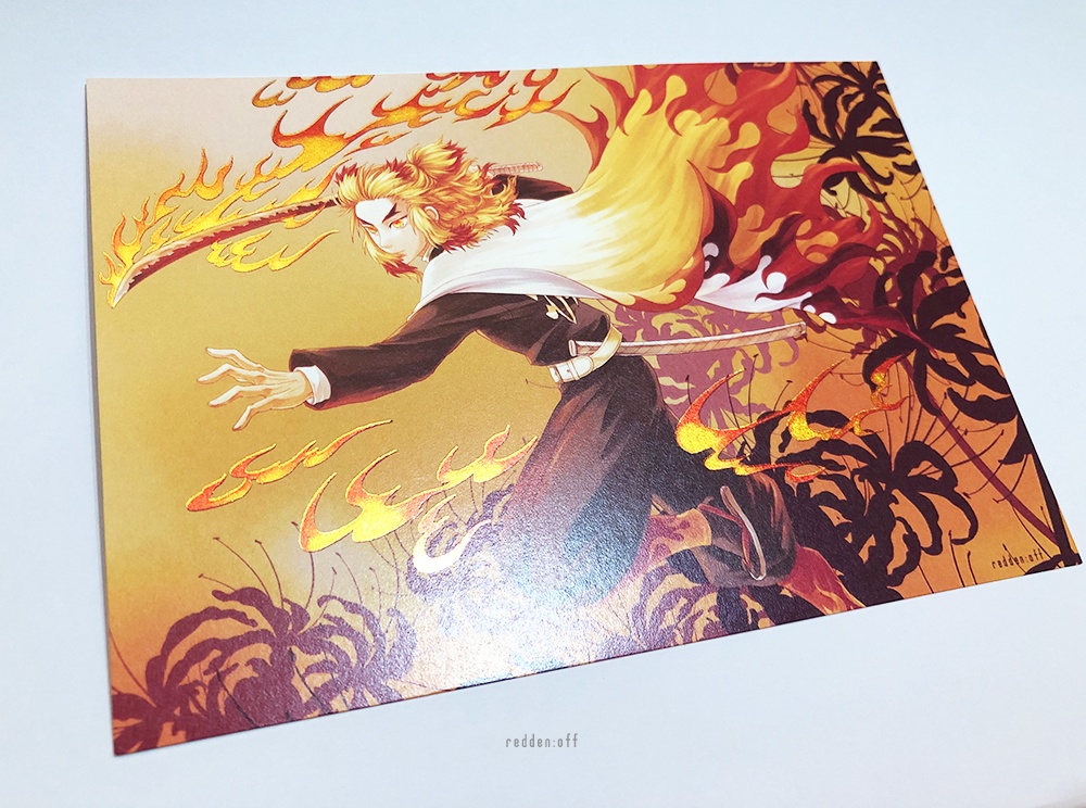 煉獄 金箔風 ポストカード A/B