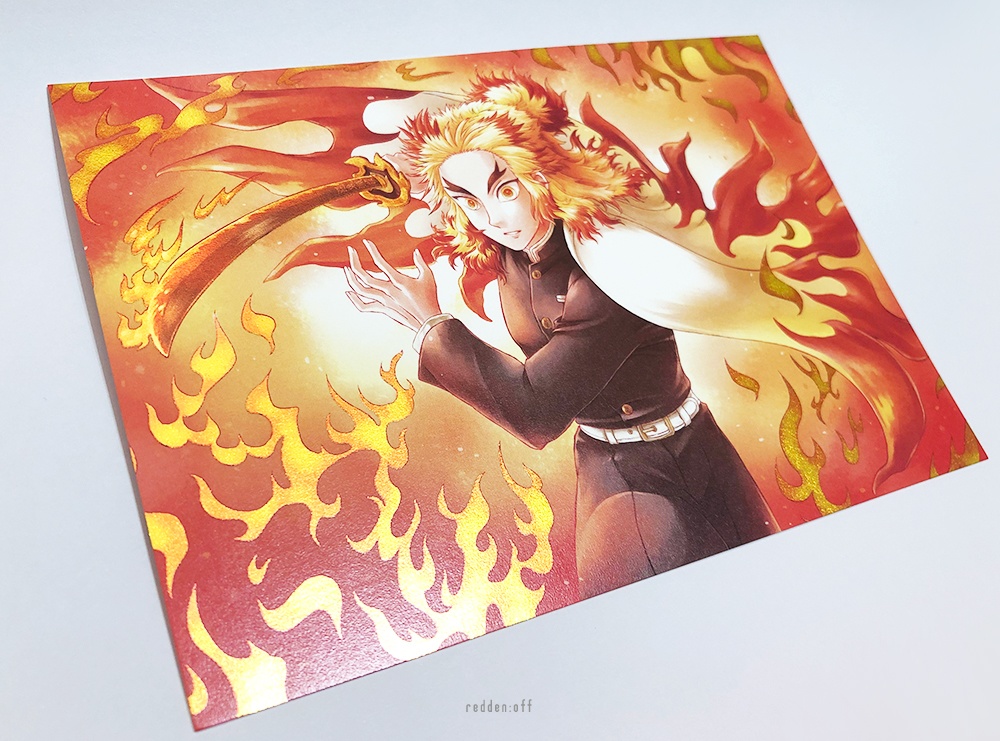 煉獄 金箔風 ポストカード A/B