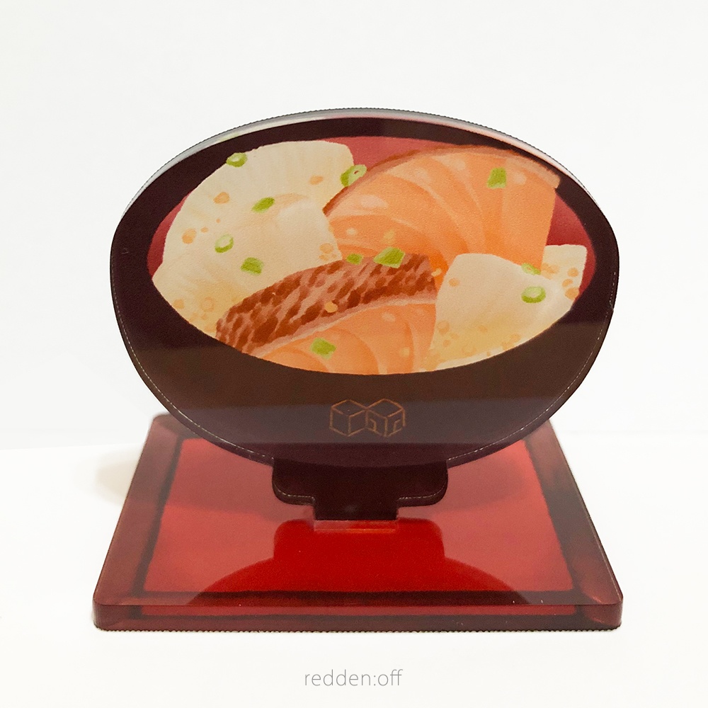 義勇さんと煉獄さんの椀物 メモクリップスタンド