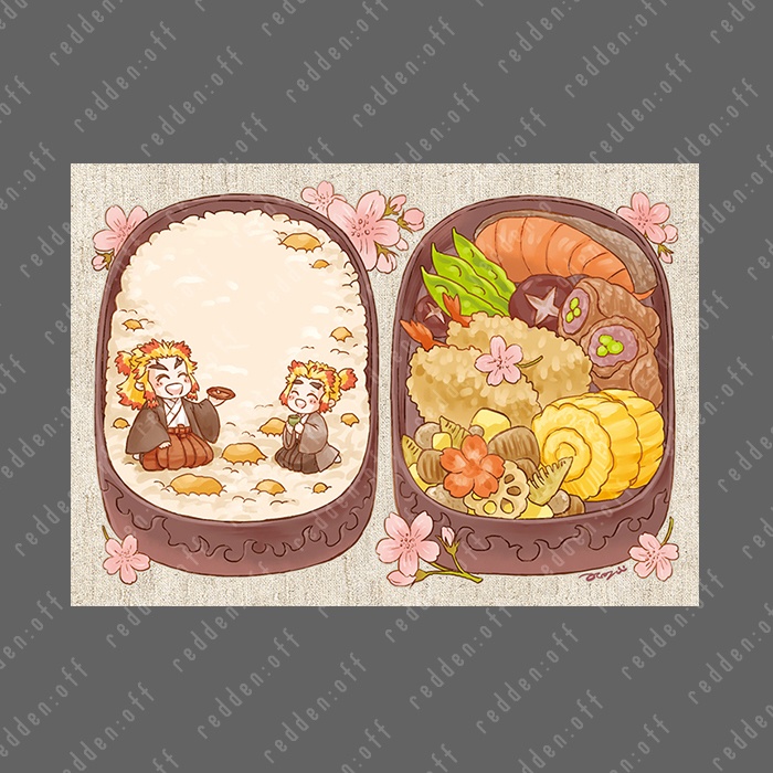 鬼滅 メモ用紙 花見弁当