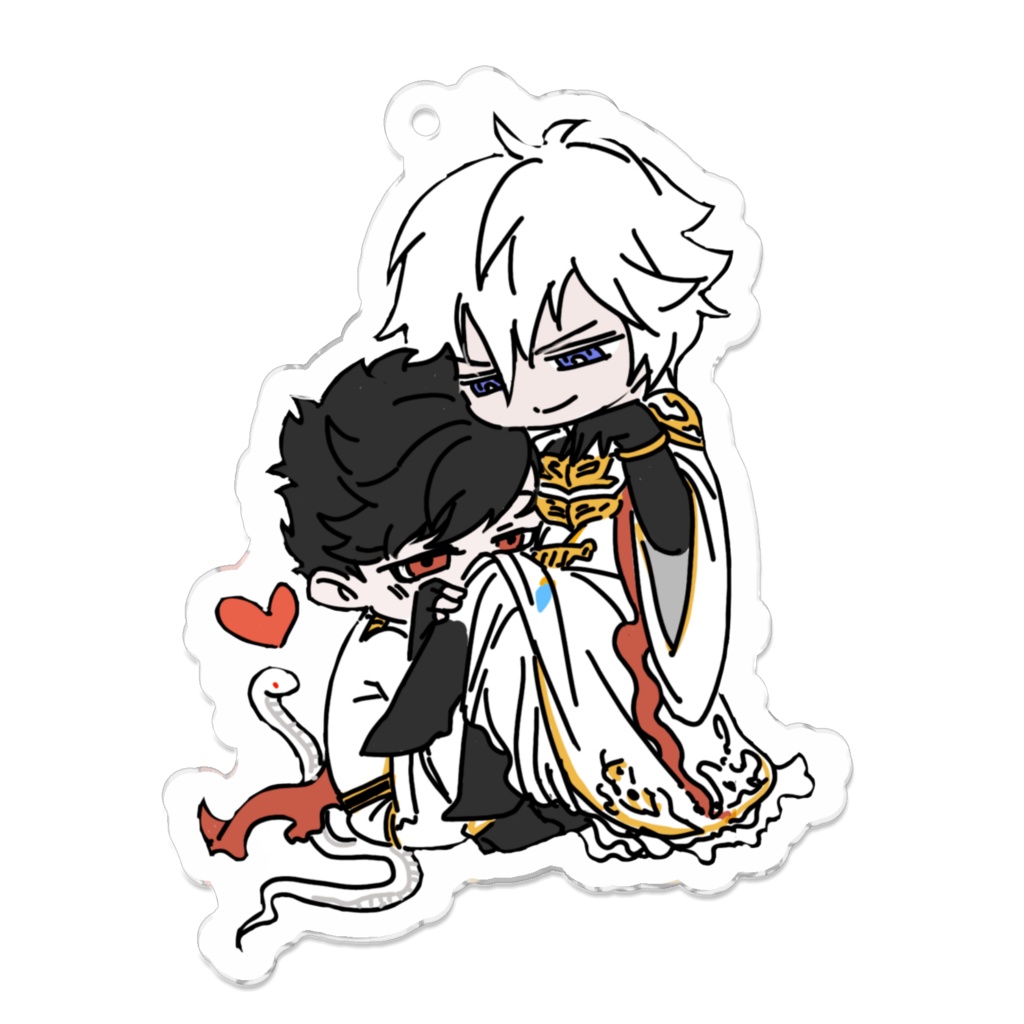 天司時代ファーさん&ベリアル　アクリルキーホルダー