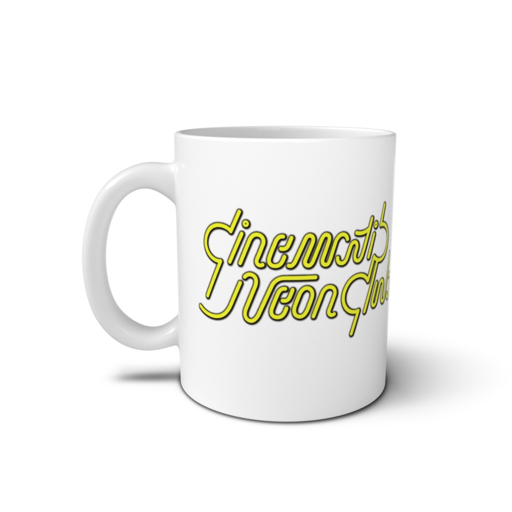 Cinematic Neon Club ロゴマグカップ(イエロー/レッド) #CNClub
