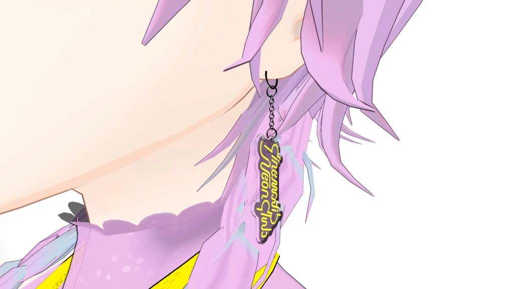 Cinematic Neon Club 3D ロゴキーホルダー/ Keyring #CNClub