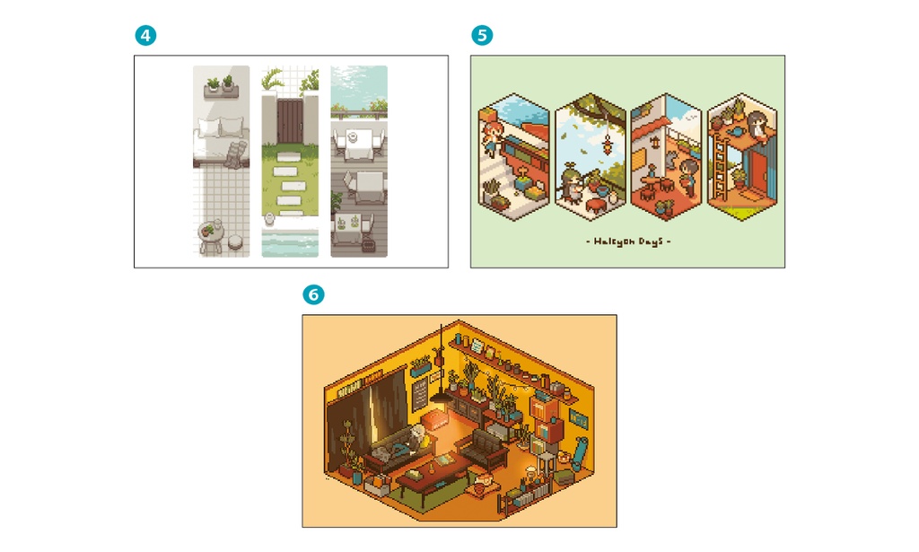 PixelArtポストカード