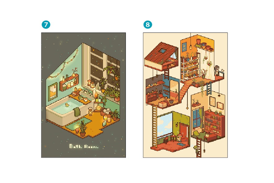 PixelArtポストカード