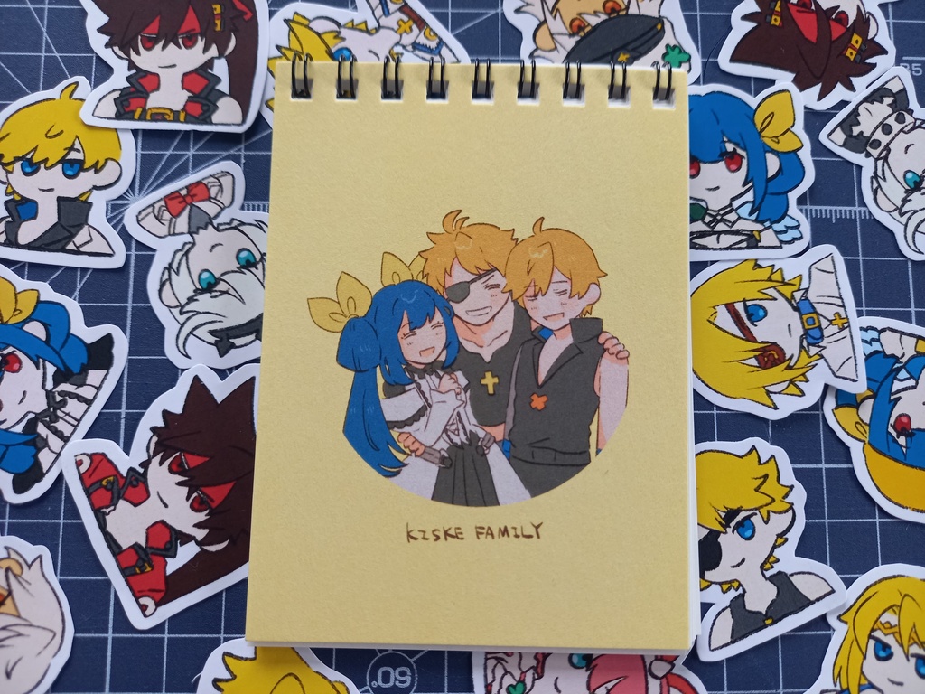 キスク親子リング綴じメモ帳 【定義4】