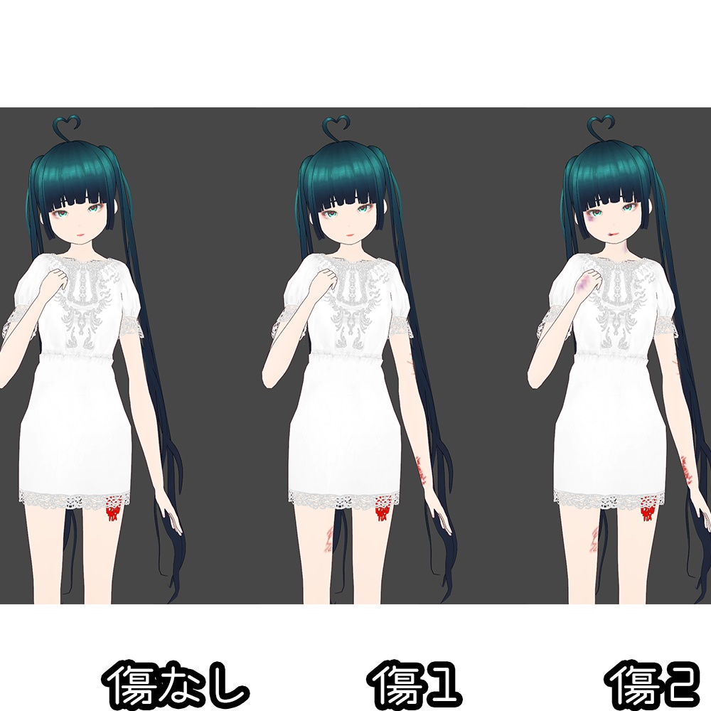 少女C #少女信仰 ★クラゲヘアVRM+プリ衣装2種