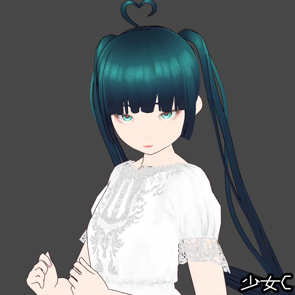 少女C #少女信仰 ★クラゲヘアVRM+プリ衣装2種